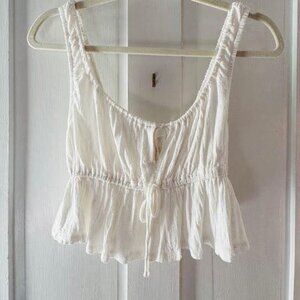 Billabong June Crop Top White Size M